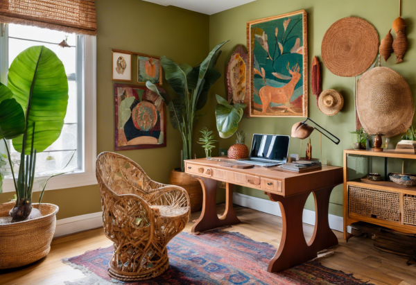 Bohemian Home Office