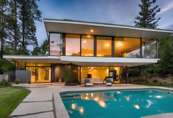 Mid-Century Modern House Exterior