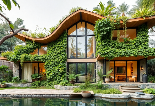 Biophilic House Exterior