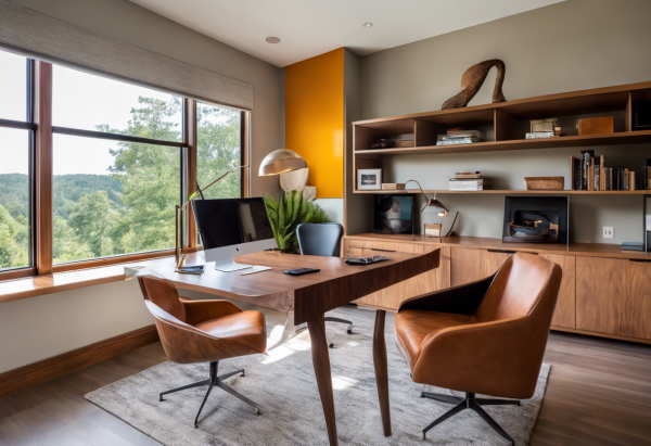 Mid-Century Modern Home Office