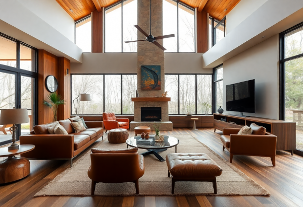 Mid-Century Modern Living Room