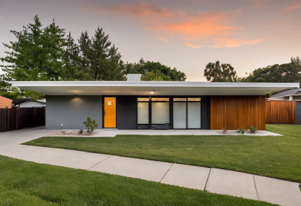 Mid-Century Modern House Exterior