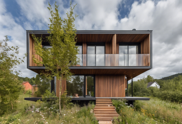 Biophilic House Exterior