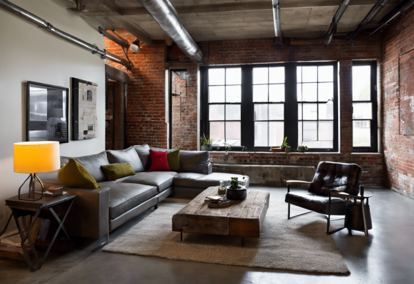 Industrial Living Room