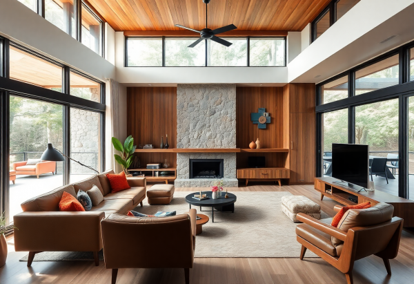 Mid-Century Modern Living Room