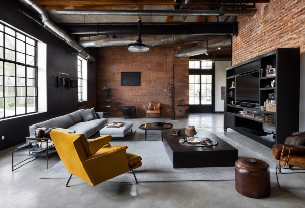 Industrial Living Room