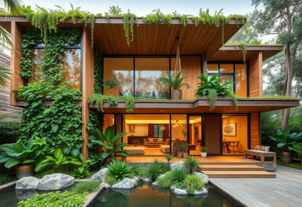 Biophilic House Exterior