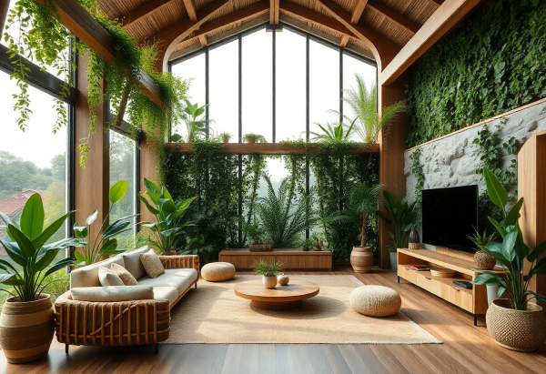 Biophilic Living Room