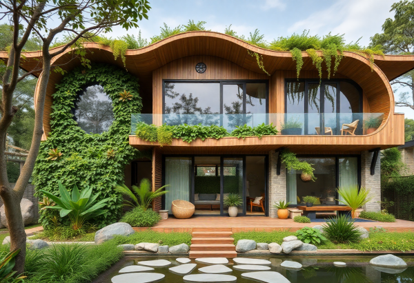 Biophilic House Exterior