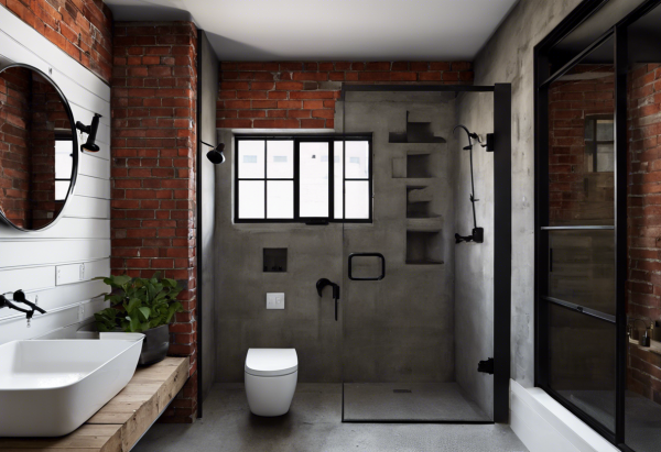 Industrial Bathroom