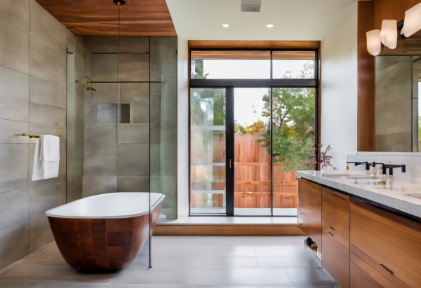 Mid-Century Modern Bathroom