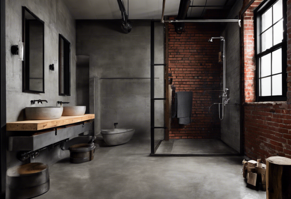 Industrial Bathroom