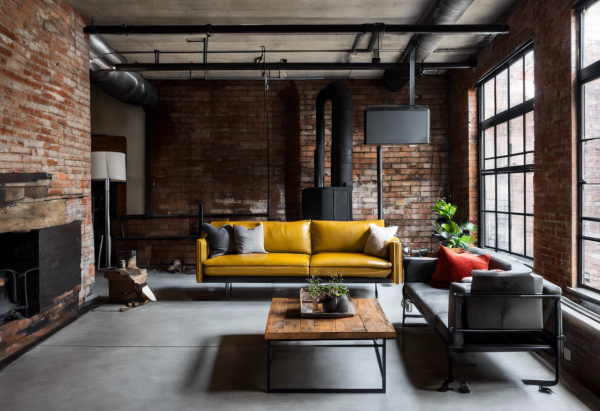 Industrial Living Room