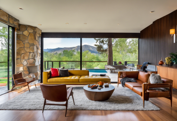 Mid-Century Modern Living Room