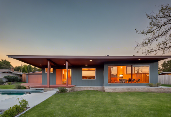 Mid-Century Modern House Exterior