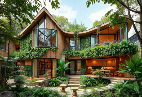 Biophilic House Exterior