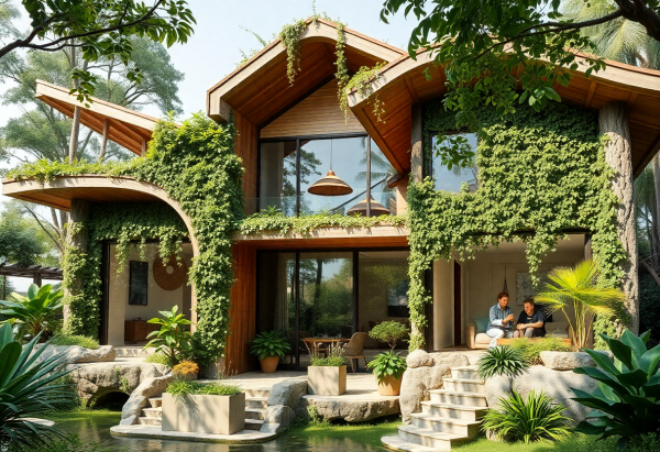 Biophilic House Exterior