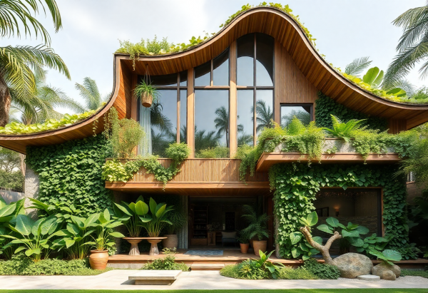 Biophilic House Exterior