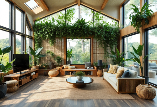 Biophilic Living Room