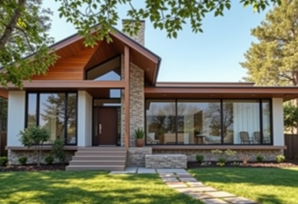 Mid-Century Modern House Exterior
