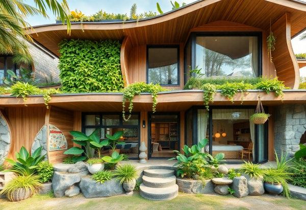 Biophilic House Exterior