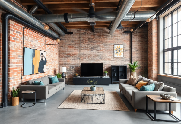 Industrial Living Room