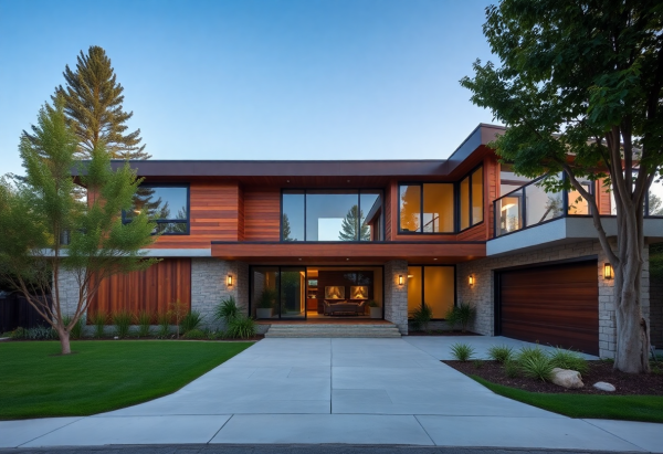 Mid-Century Modern House Exterior