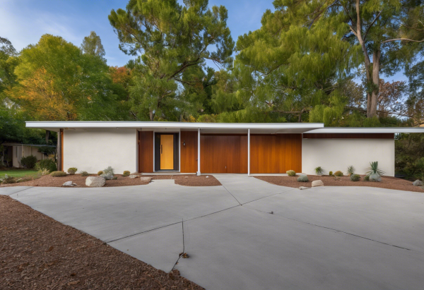 Mid-Century Modern House Exterior