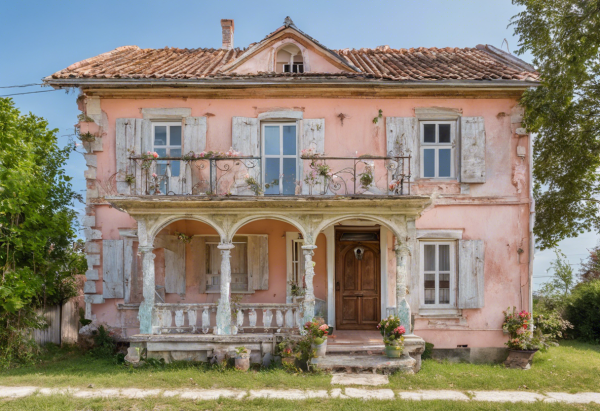 Shabby Chic House Exterior