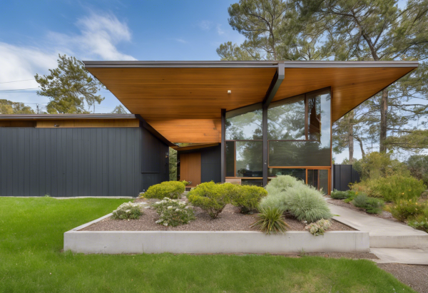 Mid-Century Modern House Exterior