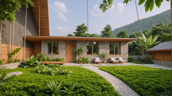 New Biophilic House Exterior