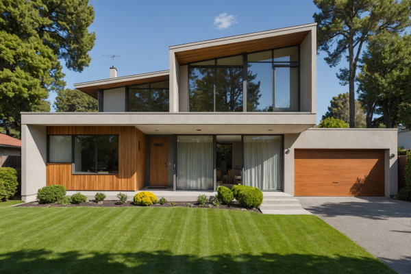 Mid-Century Modern House Exterior