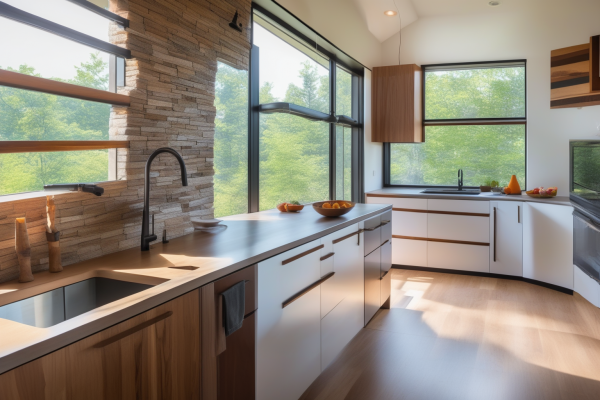 New Mid-Century Modern Kitchen