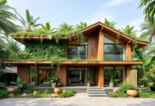 Biophilic House Exterior