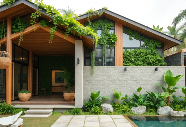 Biophilic House Exterior