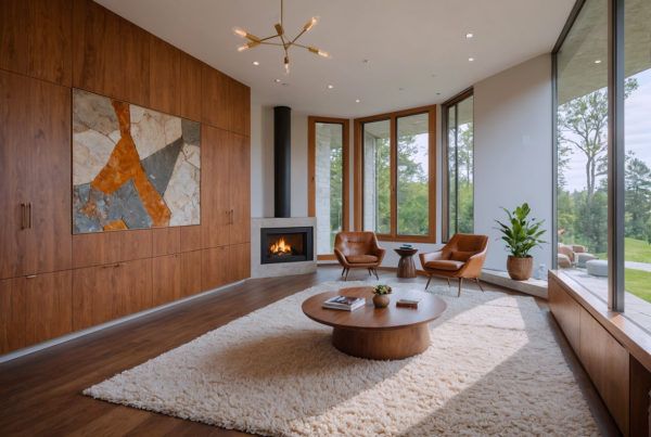 New Mid-Century Modern Living Room