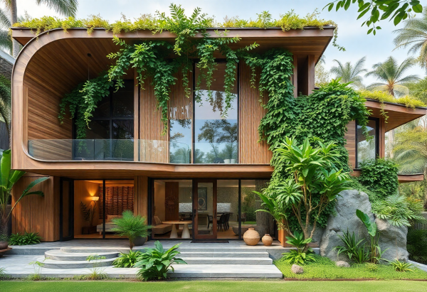 Biophilic House Exterior