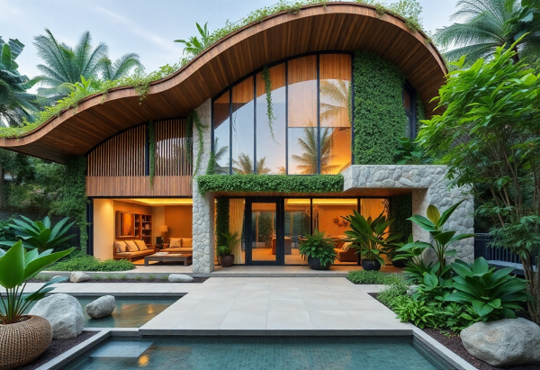 Biophilic House Exterior