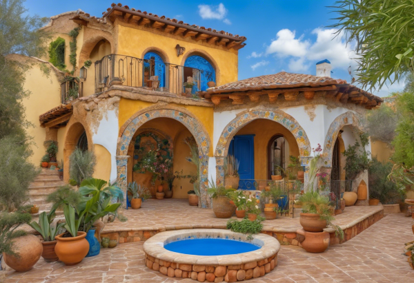 Mediterranean House Exterior