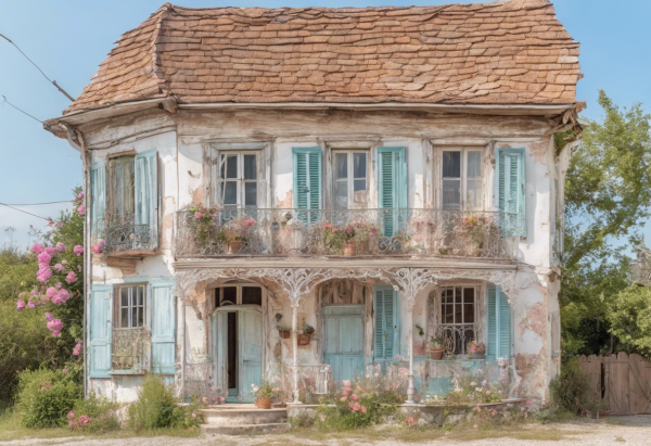 Shabby Chic House Exterior