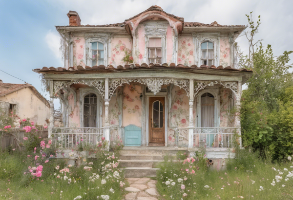 Shabby Chic House Exterior