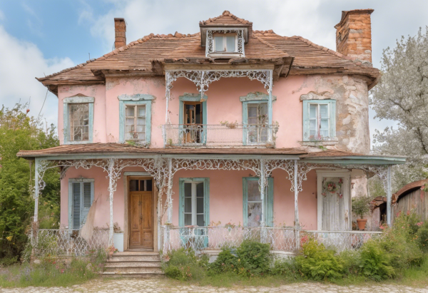 Shabby Chic House Exterior