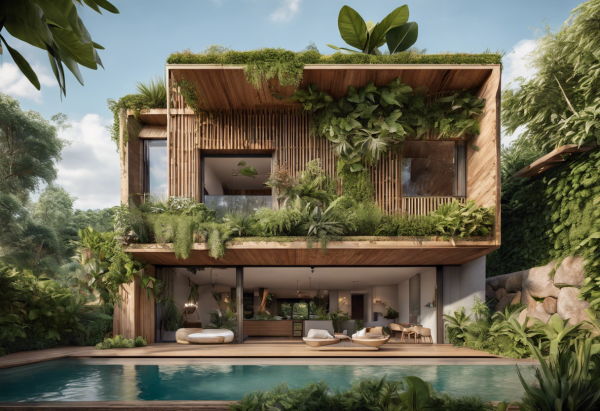 Biophilic House Exterior