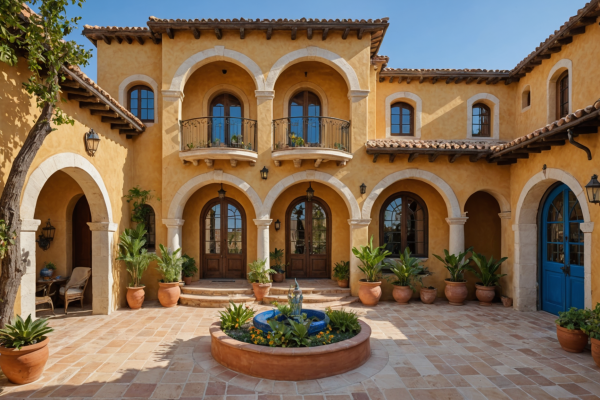 Mediterranean House Exterior