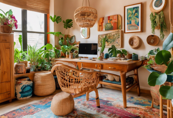 Bohemian Home Office