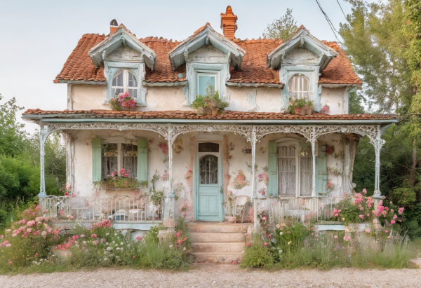 Shabby Chic House Exterior