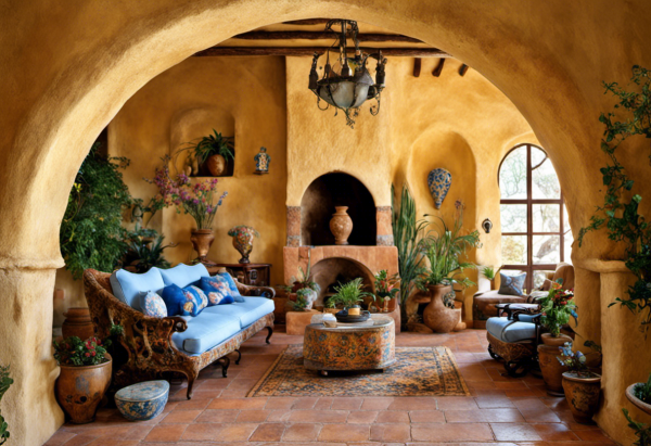 Mediterranean Living Room