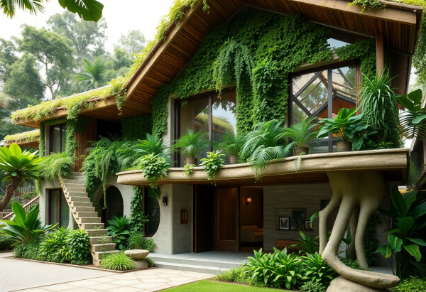 Biophilic House Exterior