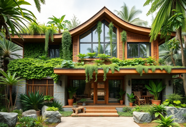 Biophilic House Exterior