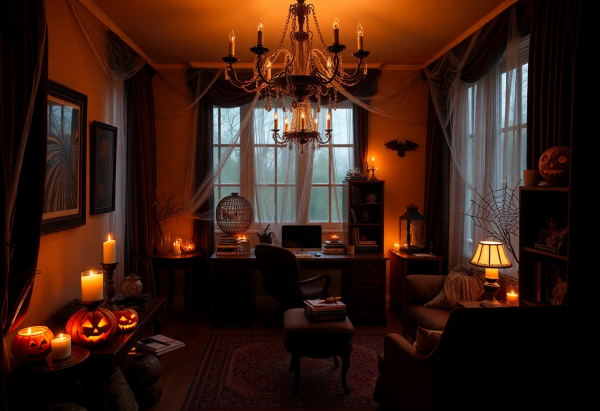 Halloween Home Office